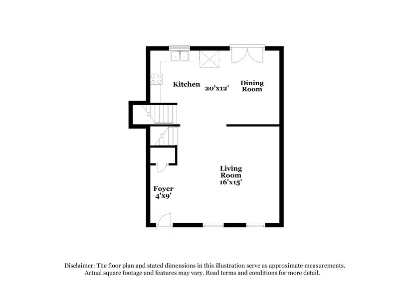 2,400/Mo, 6183 Fieldcrest Dr Morrow, GA 30260 Floorplan View