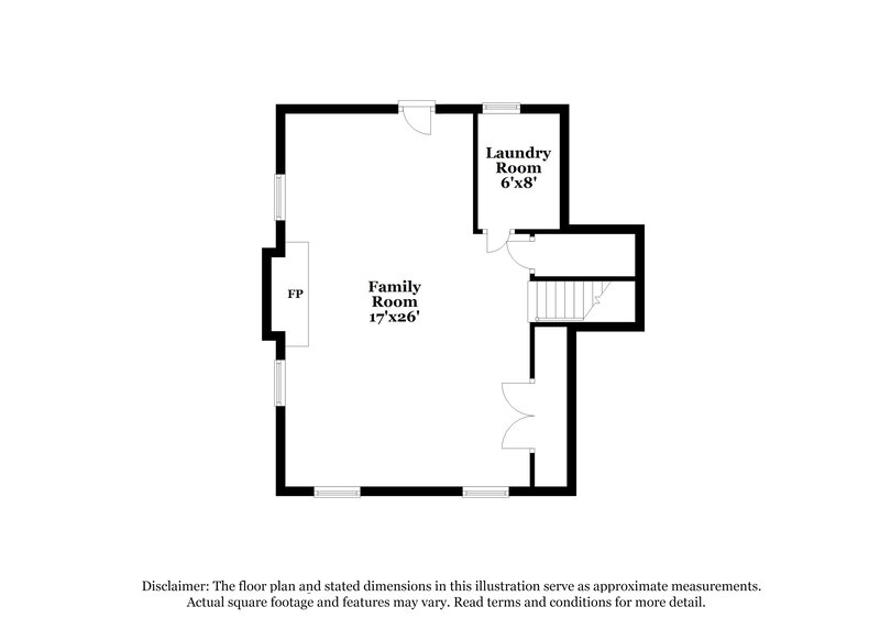 2,400/Mo, 6183 Fieldcrest Dr Morrow, GA 30260 Floorplan View 3