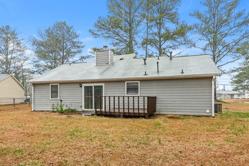 1,825/Mo, 2419 Old Rex Morrow Rd Ellenwood, GA 30294 Rear View