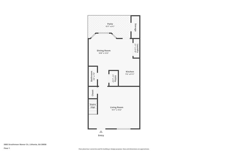 2,520/Mo, 5885 Strathmoor Manor Cir Lithonia, GA 30058 Floor Plan View