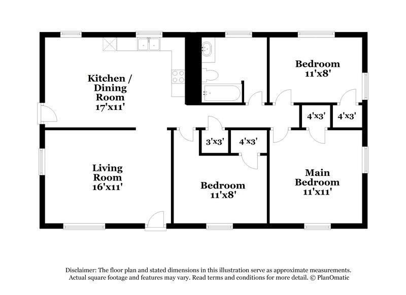 1,355/Mo, 230 King Blvd McDonough, GA 30253 Floor Plan View