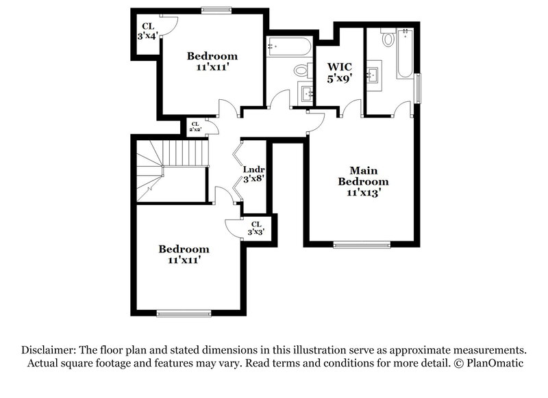 1,770/Mo, 2150 Ivy Lane Union City, GA 30291 Floor Plan View 2