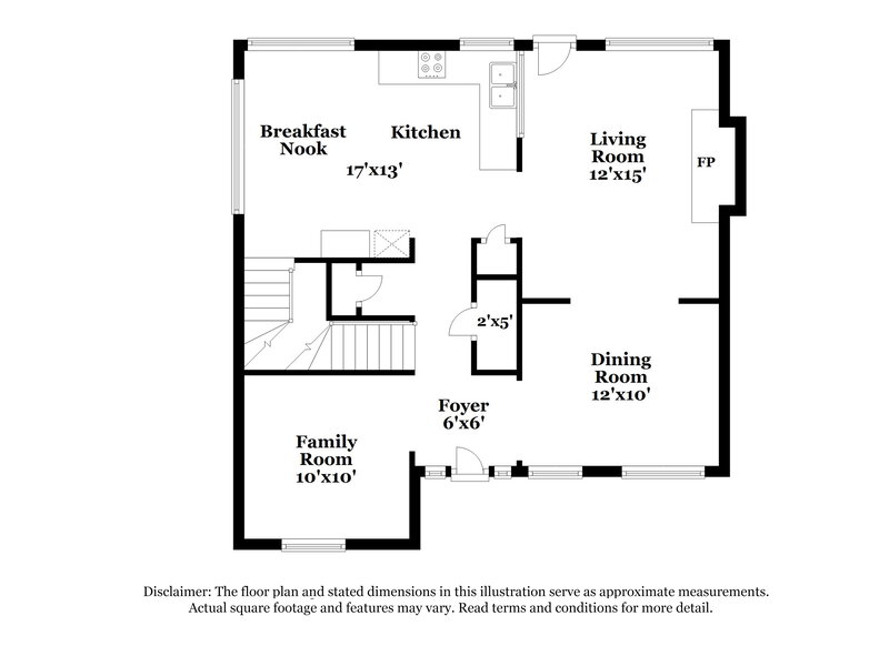 1,850/Mo, 110 Rosewood Cir Covington, GA 30016 Floor Plan View 2