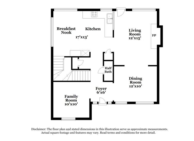 1,825/Mo, 110 Rosewood Cir Covington, GA 30016 Floorplan View 2