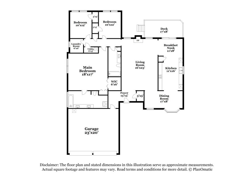 2,015/Mo, 3297 Owens Meadow Ln NW Kennesaw, GA 30152 Floor Plan View