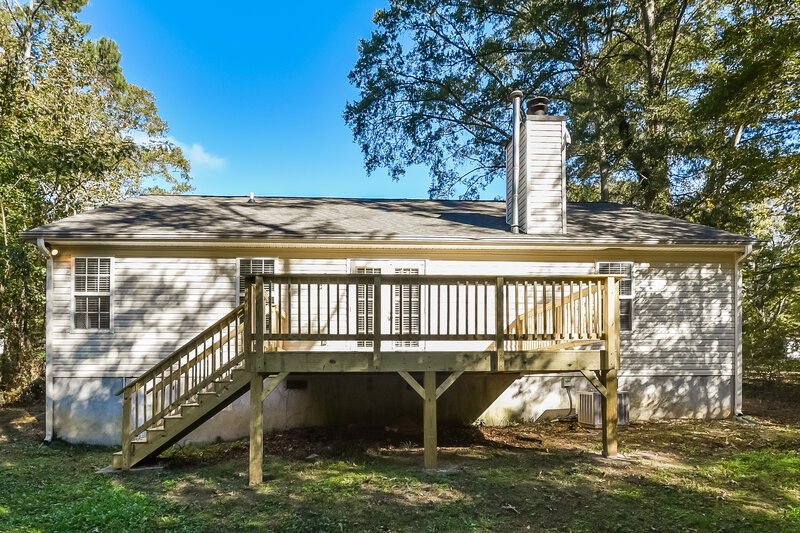 2,790/Mo, 6376 Melrose St Unit 1 Douglasville, GA 30134 Rear View