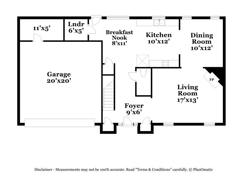 1,955/Mo, 1603 Blossom Dr Atlanta, GA 30349 Floor Plan View