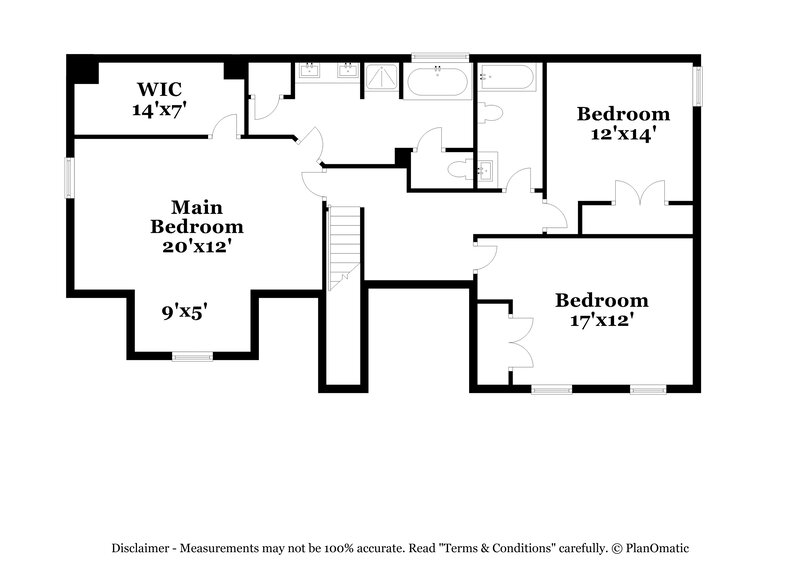 1,955/Mo, 1603 Blossom Dr Atlanta, GA 30349 Floor Plan View 2