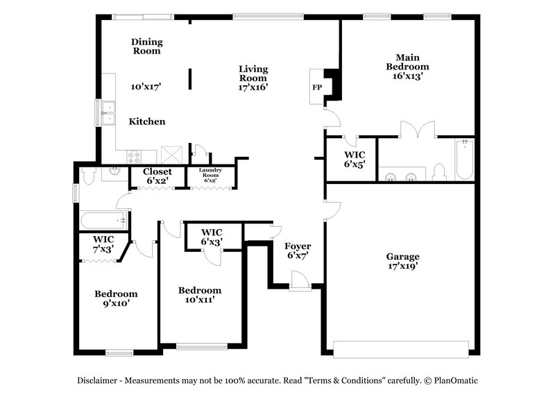 2,850/Mo, 2753 Northgate Way Nw, Acworth, GA 30101 Floor Plan View