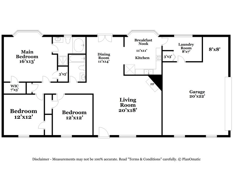 1,900/Mo, 30 Cowan Trl Stockbridge, GA 30281 Floor Plan View