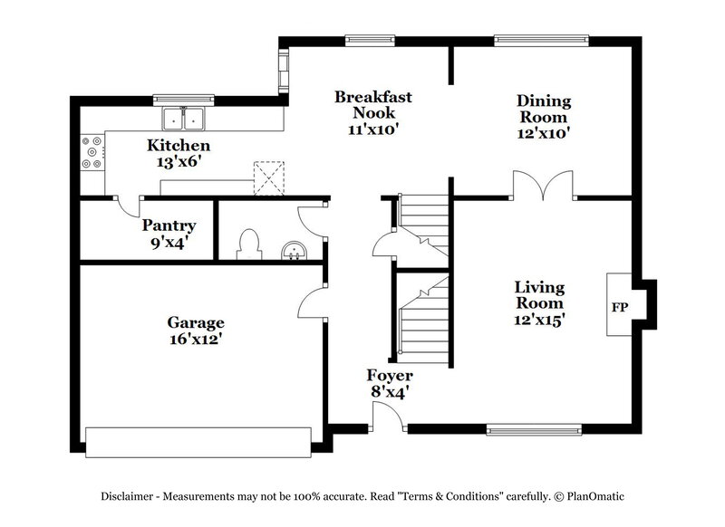 2,450/Mo, 3015 Ansley Ridge Ct Snellville, GA 30078 Floor Plan View 2