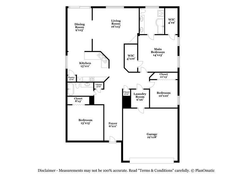 2,320/Mo, 262 Silver Arrow Cir Austell, GA 30168 Floor Plan View