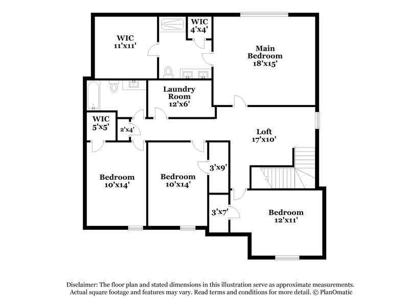 2,285/Mo, 4129 Kendrick Circle Loganville, GA 30052 Floor Plan View 2