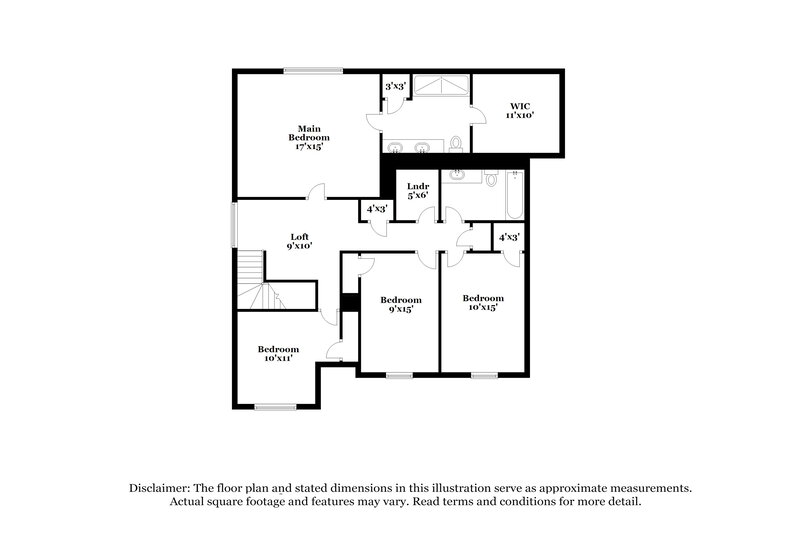 2,360/Mo, 4009 Kendrick Circle Loganville, GA 30052 Floor Plan View 2