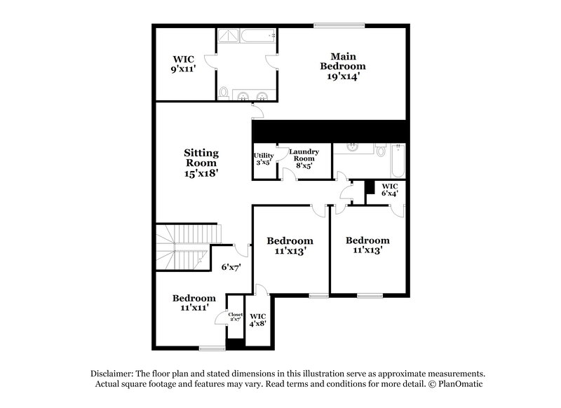 2,635/Mo, 3999 Kendrick Circle Loganville, GA 30052 Floor Plan View 2