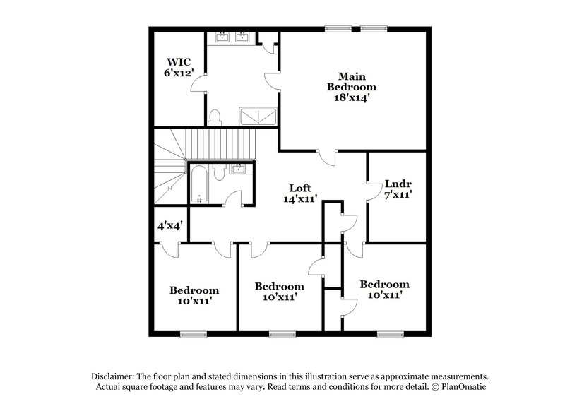 3,460/Mo, 921 Feldman Chase Loganville, GA 30052 Floorplan View 2