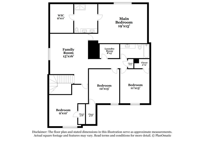 2,835/Mo, 3964 Kendrick Circle Loganville, GA 30052 Floorplan View