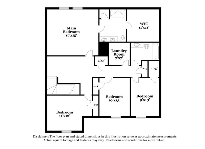 2,410/Mo, 3944 Kendrick Circle Loganville, GA 30052 Floor Plan View 2