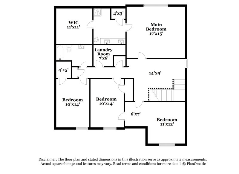 2,450/Mo, 3737 Wickley Lane Loganville, GA 30052 Floor Plan View 2