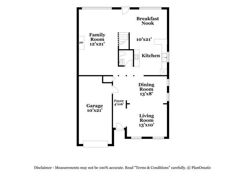 1,785/Mo, 9525 Lakeview Rd Union City, GA 30291 Floor Plan View