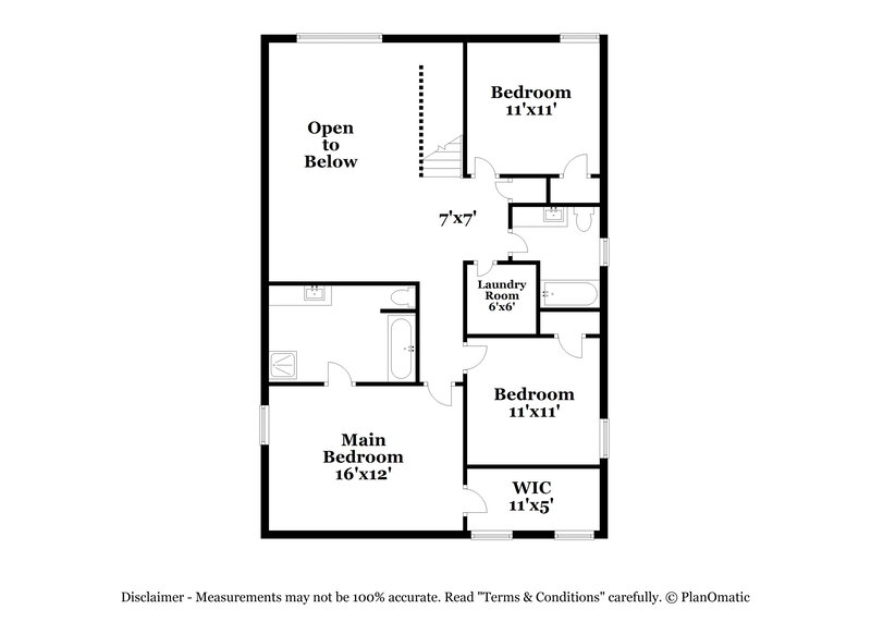 1,785/Mo, 9525 Lakeview Rd Union City, GA 30291 Floor Plan View 2