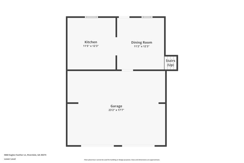 1,730/Mo, 5860 Eagles Feather Ln Riverdale, GA 30274 Floor Plan View 3