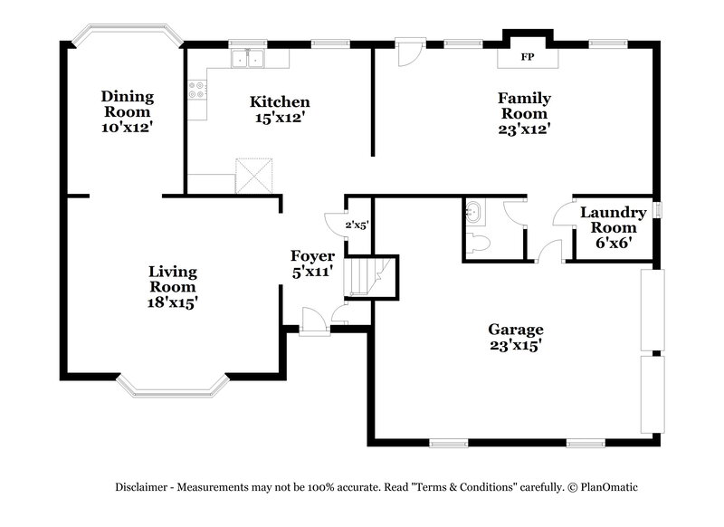2,270/Mo, 6074 Idlewood Trce Lithonia, GA 30038 Floorplan View