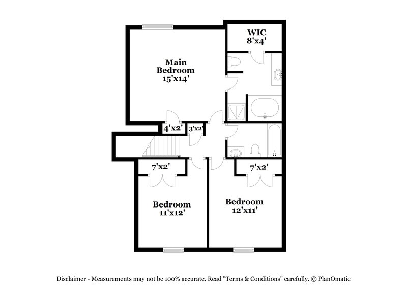 2,270/Mo, 6074 Idlewood Trce Lithonia, GA 30038 Floorplan View 2