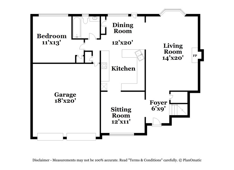 2,705/Mo, 3304 Summer Brooke Ln Union City, GA 30291 Floorplan View