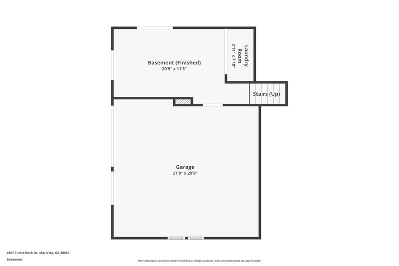 1,985/Mo, 4967 Turtle Rock Dr Marietta, GA 30066 Floor Plan View