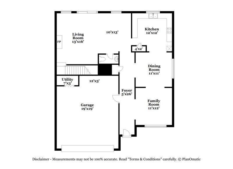2,140/Mo, 6444 Shadow Ct Douglasville, GA 30134 Floor Plan View