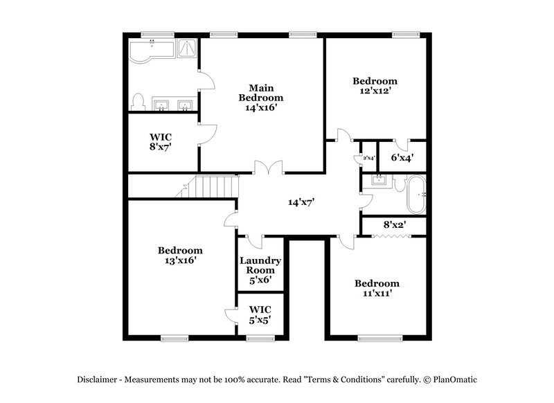2,140/Mo, 6444 Shadow Ct Douglasville, GA 30134 Floor Plan View 2