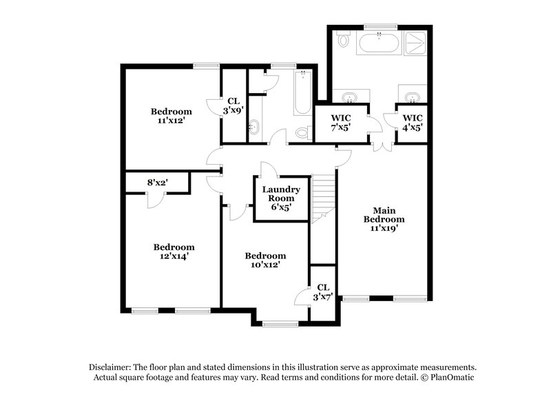 2,160/Mo, 1120 Wehunt Ct Lithonia, GA 30058 Floor Plan View 2
