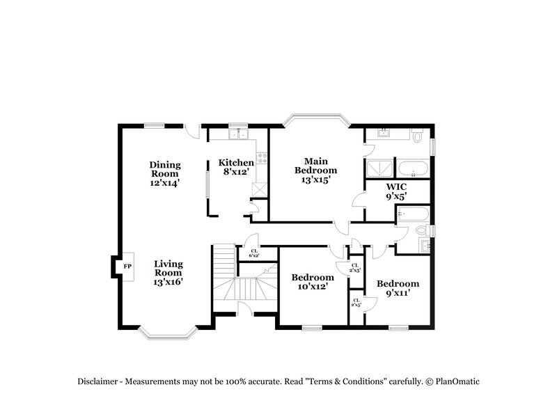 2,500/Mo, 106 Ivy Mill Way Dallas, GA 30157 Floor Plan View