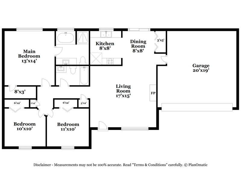 2,440/Mo, 1116 Whisper Wind Dr McDonough, GA 30253 Floor Plan View
