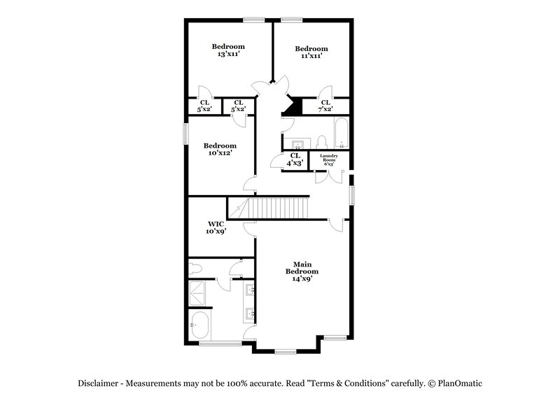 2,095/Mo, 1415 Brickfield Way Locust Grove, GA 30248 Floor Plan View 2