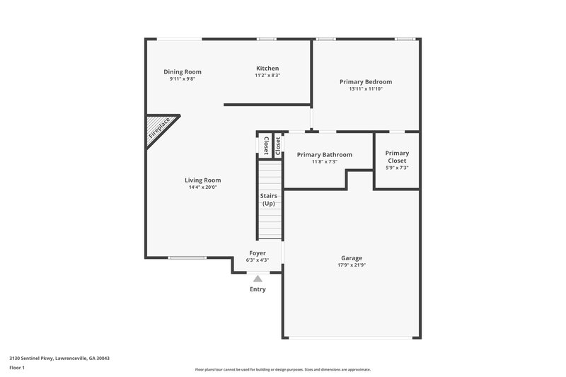 2,005/Mo, 3130 Sentinel Pkwy Lawrenceville, GA 30043 Floor Plan View