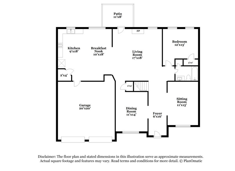 3,570/Mo, 11658 Kades Trl Hampton, GA 30228 Floor Plan View 2