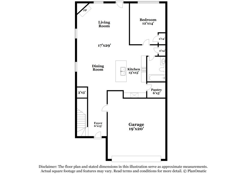 2,485/Mo, 2350 Walker Dr Hampton, GA 30228 Floor Plan View