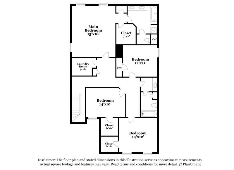 2,485/Mo, 2350 Walker Dr Hampton, GA 30228 Floor Plan View 2