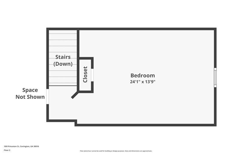 1,800/Mo, 100 Princeton Ct Covington, GA 30016 Floor Plan View 2