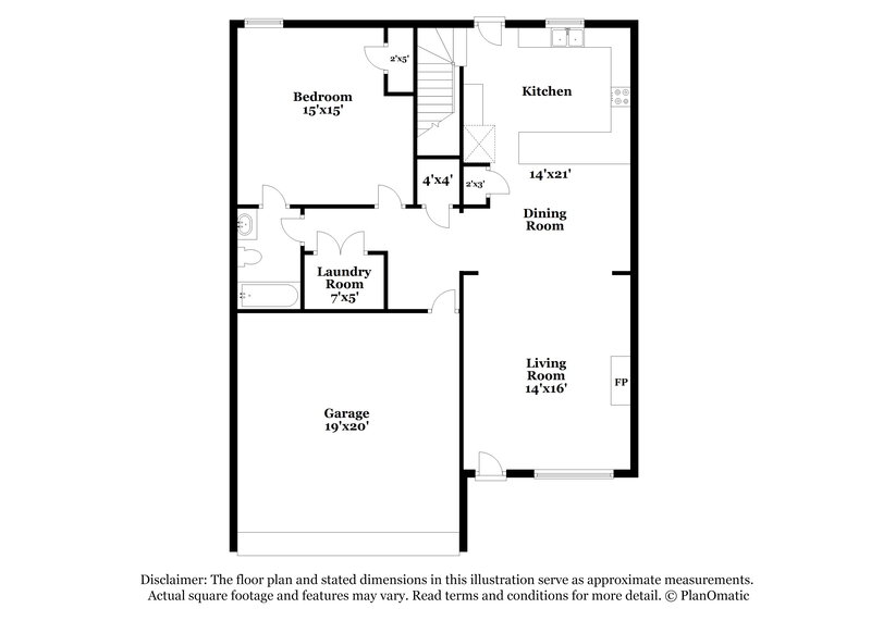 3,260/Mo, 2386 Walker Dr Hampton, GA 30228 Floor Plan View