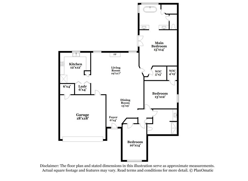 2,115/Mo, 50 Doubles Drive Covington, GA 30016 Floor Plan View