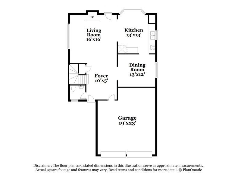 2,155/Mo, 1972 Bernie Way Hampton, GA 30228 Floor Plan View