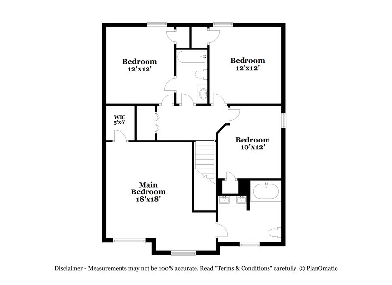 1,910/Mo, 3360 Waggoner Ln Rex, GA 30273 Floor Plan View