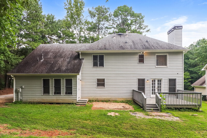2,280/Mo, 2306 Brafton Ct NW Acworth, GA 30101 Rear View