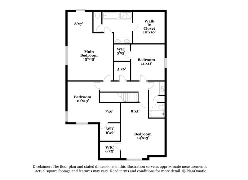 2,735/Mo, 117 Worthing Ln Fairburn, GA 30213 Floor Plan View
