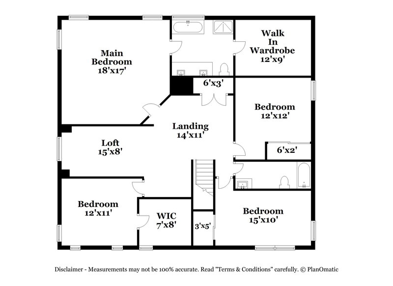 3,940/Mo, 607 Leaflet Ives Trl Lawrenceville, GA 30045 Floor Plan View 2