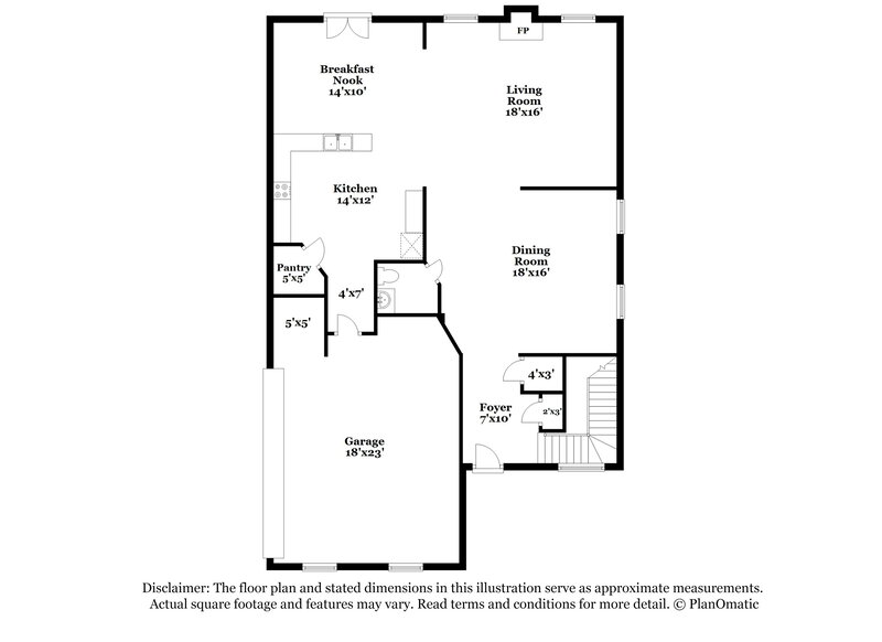3,630/Mo, 2101 Hamby Cove Dr NW Acworth, GA 30102 Floor Plan View 2