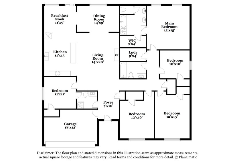 2,180/Mo, 164 Heartland Cir Unit 77 Winder, GA 30680 Floor Plan View